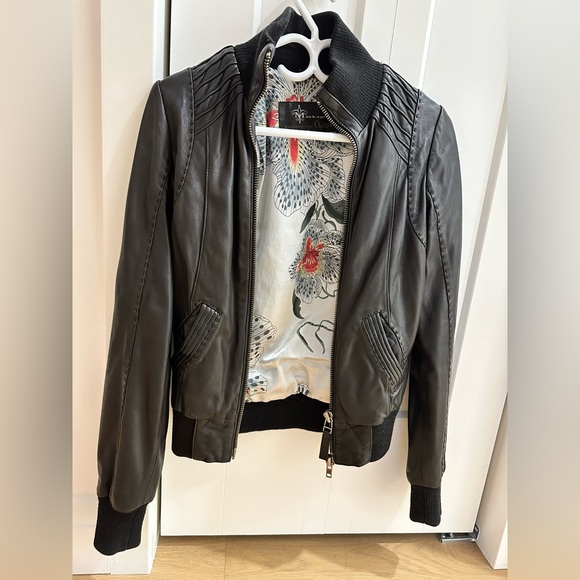 Mackage x Aritzia Leather Jacket - Picture 1 of 2